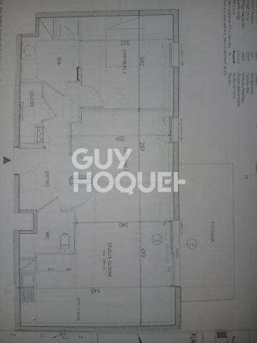 EXCLUSIVITÉ Appartement 3 pièces 56 m2 avec terrasse exposée sud-ouest