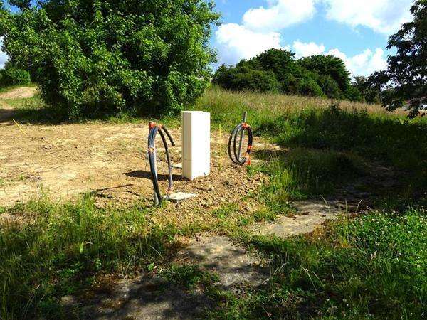 Landes 40250 Mugron, terrain à bâtir viabilisé de 2 048m²