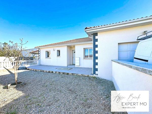 Chanas (38150) Chanas (38150) : Maison de plain-pied – 4 chambres – 128 m² + garages et espace de stockage