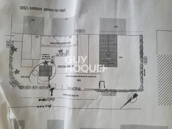 Entrepôt avec la maison à vendre de 168 m²  et 65 m2 à Saint-Denis-d'Oléron