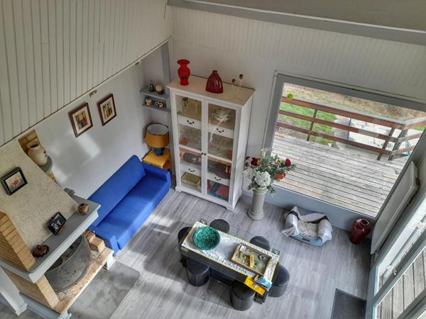 Chalet en bois avec vue sur les Pyrénées