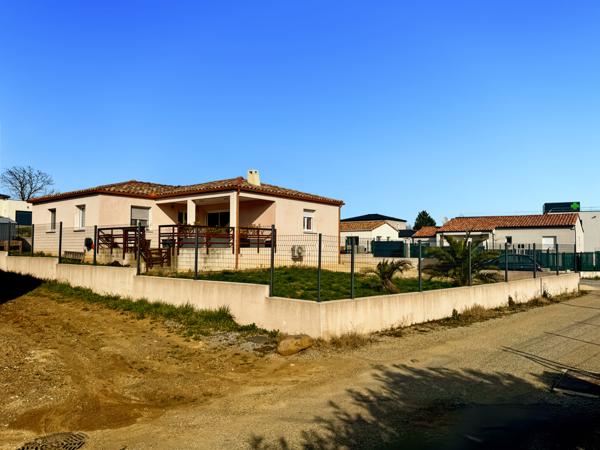 Lavilledieu (07170) Villa Récente Plain-pied avec Terrasse, Garage et Jardin à deux pas des Commodités…