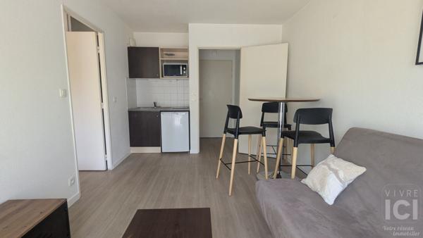 Appartement T2 - 28.8m² - MEUBLE - REZ DE CHAUSSEE - PARKING - SAINT SEBASTIEN SUR LOIRE