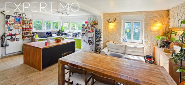 Méréville (91660) Maison d'architecte atypique à vendre à Méréville (91660) – 5 pièces – 122 m² habitables – Terrain de 1 699 m²