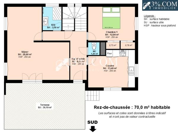 Maison 5 pièce(s) 4 chambre(s) 107 m²