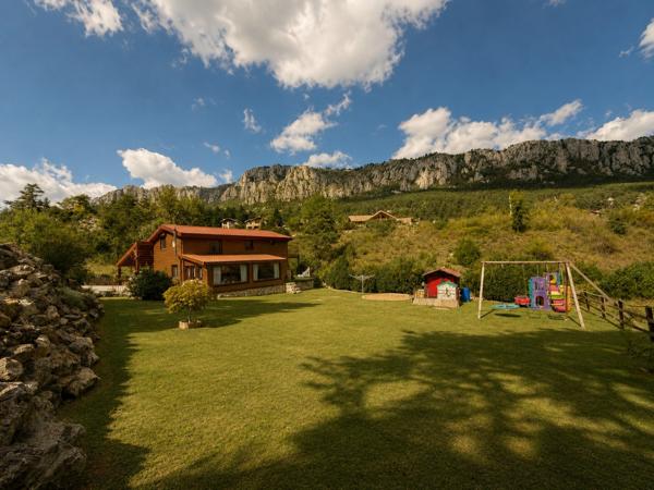 Maison bois 181 m² + maison indépendante 48 m² –  à vendre 7 pièces  ANDON (06)