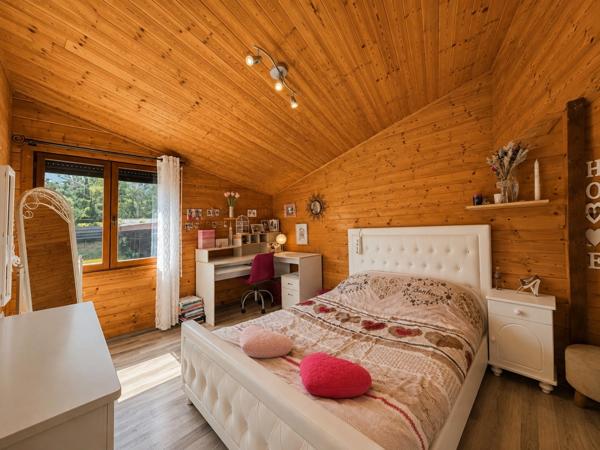 Maison bois 181 m² + maison indépendante 48 m² –  à vendre 7 pièces  ANDON (06)