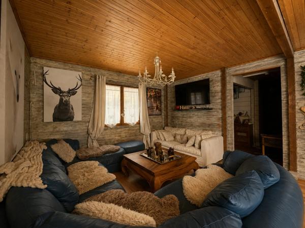 Maison bois 181 m² + maison indépendante 48 m² –  à vendre 7 pièces  ANDON (06)