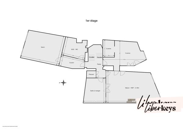 Digne-les-Bains – Immeuble de caractère du XIXe siècle, 630 m² au sol
