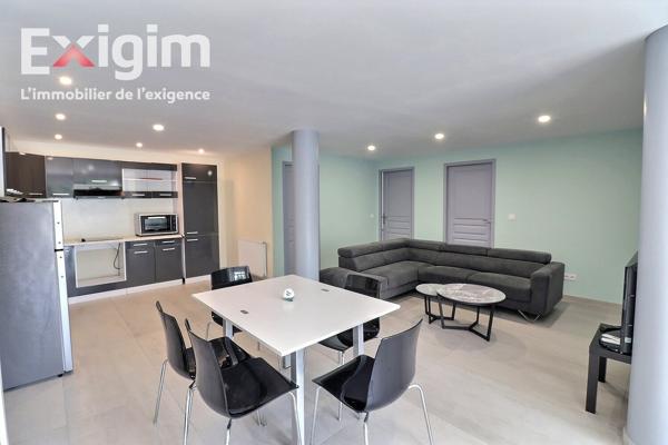 Appartement 4 pièces MEUBLE avec terrasse - TOURNON SUR RHONE