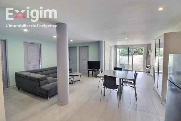 Appartement 4 pièces MEUBLE avec terrasse - TOURNON SUR RHONE