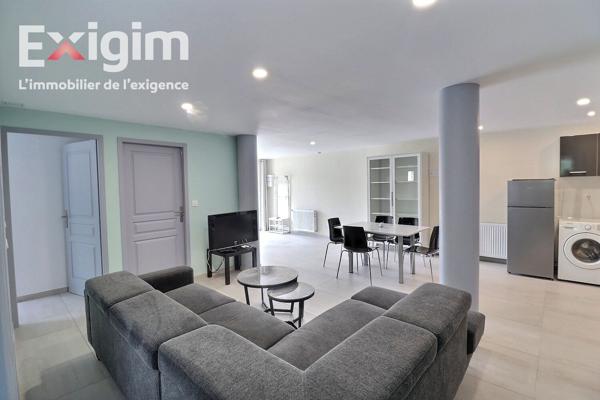 Appartement 4 pièces MEUBLE avec terrasse - TOURNON SUR RHONE