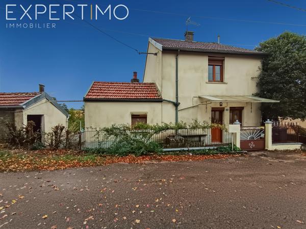 Maison de 70 m² sur 1200 m² de terrain. Les Granges d’Oigny 21450.
