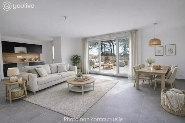 Un art de vivre au dernier étage – Appartement avec terrasse à Couëron