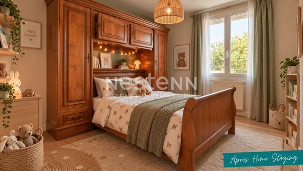 Nestenn Igny  - Maison de 105 m² , 4 chambres - secteur recherché sur Igny - jardin clos - garage - dépendance à aménager -  proximité des écoles, commerces et transports - Axes routiers N118/A6/A10