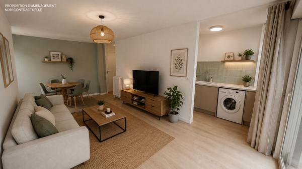 NARBONNE CENTRE - APPARTEMENT À RÉNOVER AVEC BALCON FILANT ET CAVE