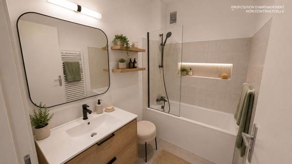 NARBONNE CENTRE - APPARTEMENT À RÉNOVER AVEC BALCON FILANT ET CAVE