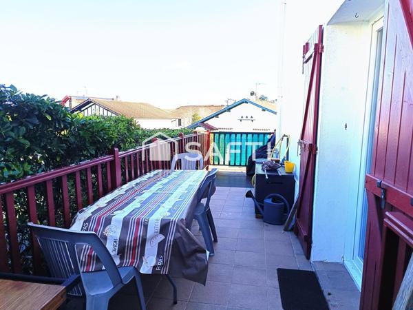 T3 Urrugne SOCOA/CIBOURE avec Terrasse, place de parking et cave