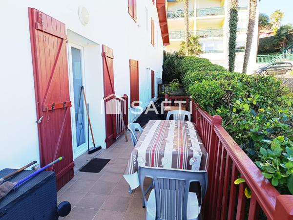 T3 Urrugne SOCOA/CIBOURE avec Terrasse, place de parking et cave