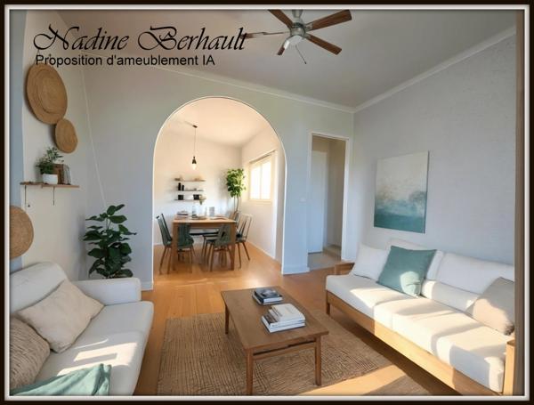 Maison à vendre 4 pièces Amilly Viroy(45), sous sol complet, 2 ch en étage, salon avec cheminée, cuisine aménagée, jardin clos, 2 mn transport Gare Montargis