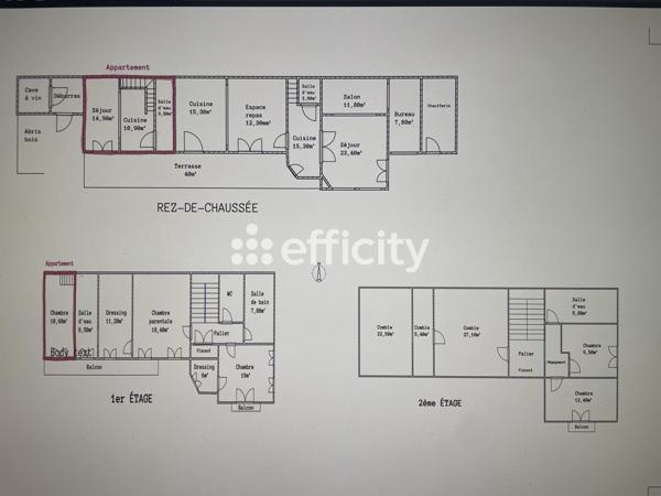 Maison 9 pièces - 228 m² Exclusivité efficity