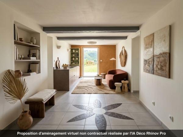 MAISON DE 124M² AVEC 5 CHAMBRES SUR TOP SECTEUR UNIEUX ET BEAU TERRAIN PLAT PISCINABLE DE 971M²