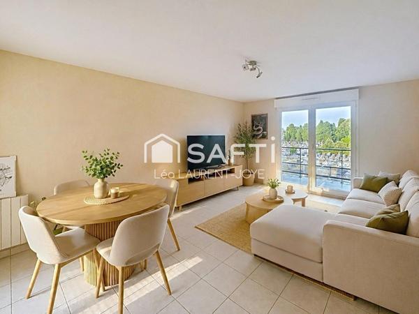 Appartement rénové dans résidence sécurisée