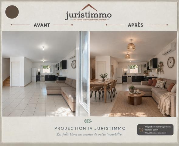 Charmante maison "Prête à vivre", 3 chambres, jardin arboré garage et climatisation.