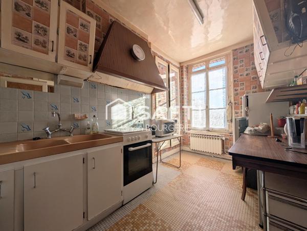 Maison de bourg 62 m² à rénover avec dépendance et jardin