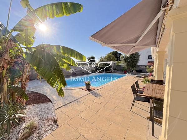 Maison spacieuse avec piscine au calme