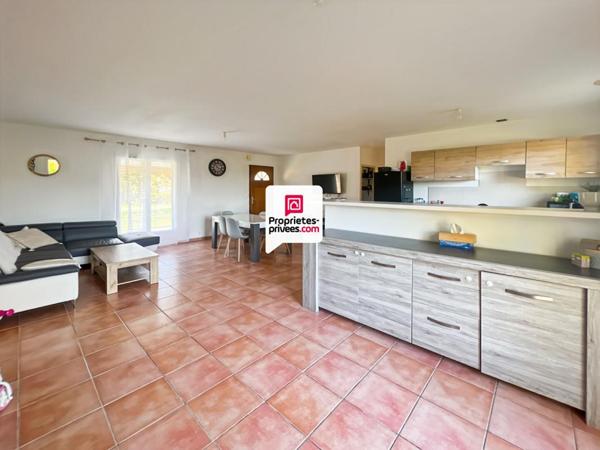 Maison de plain-pied, 3 chambres, jardin