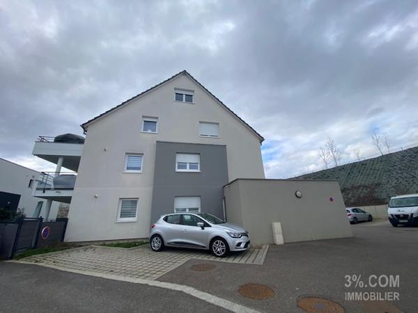 3%.COM Beau F2 en rez de jardin avec garage et parking Mommenheim (67670)