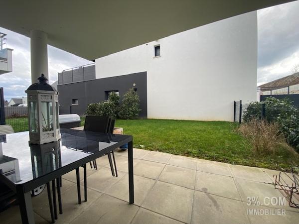 3%.COM Beau F2 en rez de jardin avec garage et parking Mommenheim (67670)
