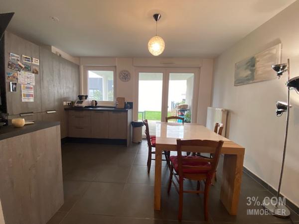 3%.COM Beau F2 en rez de jardin avec garage et parking Mommenheim (67670)