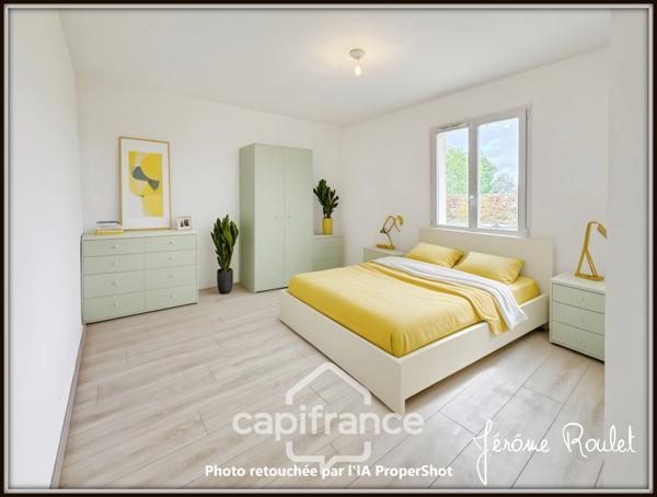 Maison à vendre 4 pièces 3 chambres Garage Terrain 470 m² VOUNEUIL SOUS BIARD (86)