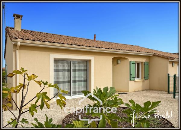 Maison à vendre 4 pièces 3 chambres Garage Terrain 470 m² VOUNEUIL SOUS BIARD (86)