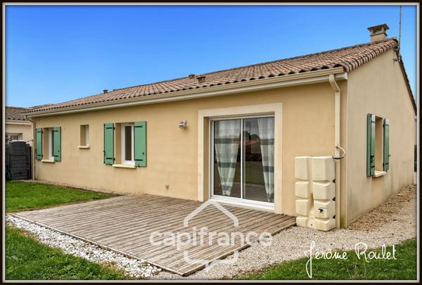 Maison à vendre 4 pièces 3 chambres Garage Terrain 470 m² VOUNEUIL SOUS BIARD (86)