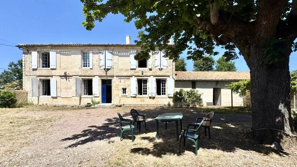 Maison de caractère – 260 m² – Parc arboré de 4 500 m² – Saint-Louis-de-Montferrand