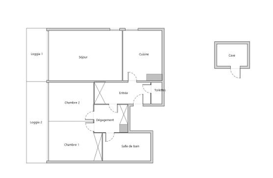 Appartement à vendre 3 pièces 62 m² Antony