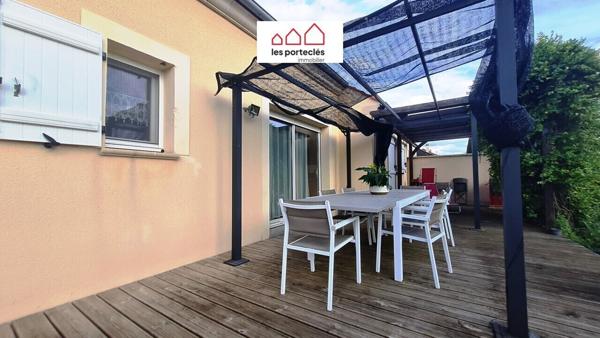 Maison 145m² hab 4 ch, bureau, salle de jeux, garage / 650m².