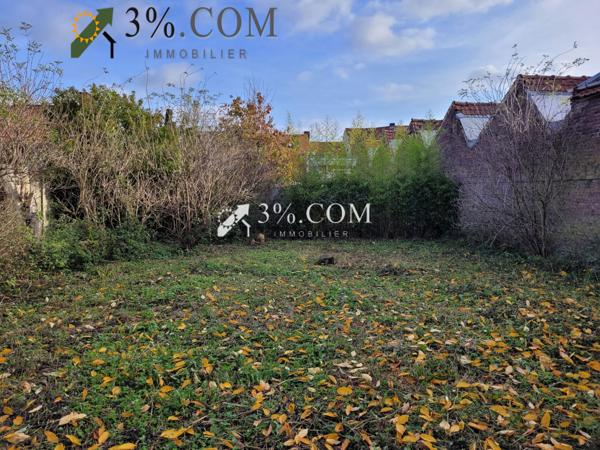 Terrain constructible de 595 m² quartier MALIERE Tourcoing (59200)
