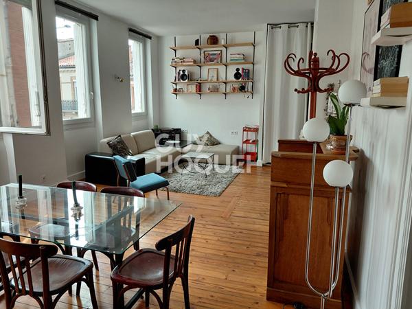 À LOUER T2 MEUBLÉ DE 53 m² AVEC COUR INTERIEURE TOULOUSE  GUILHEMERY