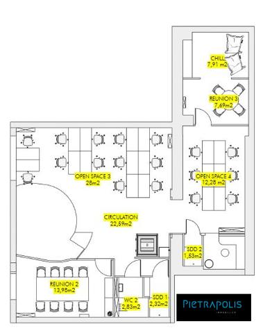 Loft 190 m2 en triplex avec son garage, Lyon 6è Bellecombe