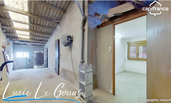 Maison mitoyenne de 97m² avec dépendances de 70m² au sol