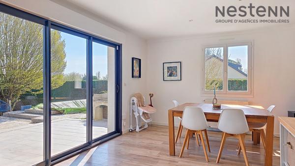 Maison 114 m² - 4 chambres avec piscine, sous-sol complet et grand terrain au calme - Longuenée en Anjou