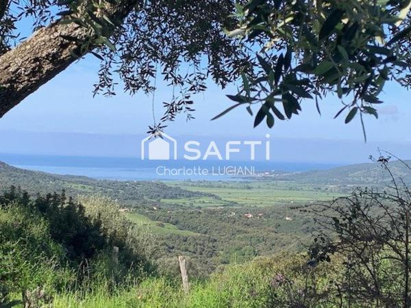 PROPRIETE AU CALME VUE MER