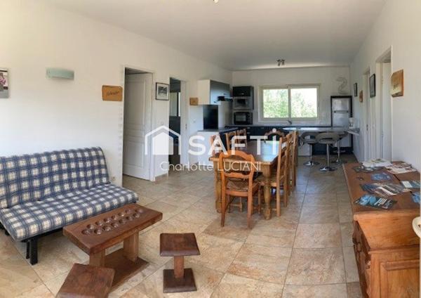 PROPRIETE AU CALME VUE MER