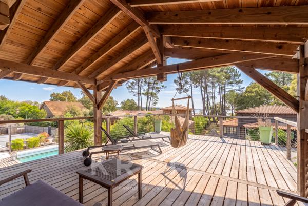 LACANAU-LAC – LES BAÏNASSES | 325m² À L’ESPRIT LACUSTRE, ACCÈS PRIVÉ AU LAC