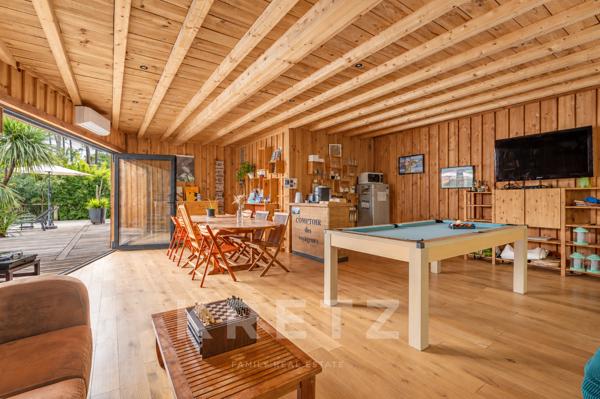 LACANAU-LAC – LES BAÏNASSES | 325m² À L’ESPRIT LACUSTRE, ACCÈS PRIVÉ AU LAC