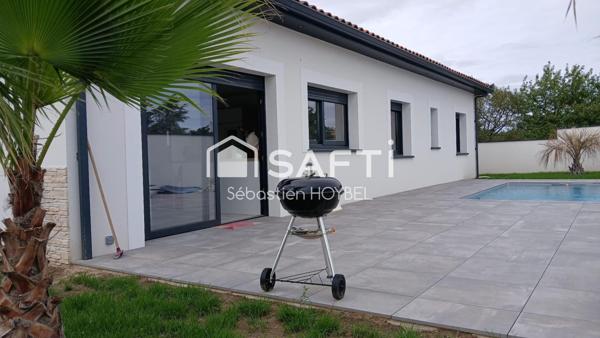 Maison contemporaine neuve de type 4 – 122,77 m² habitables